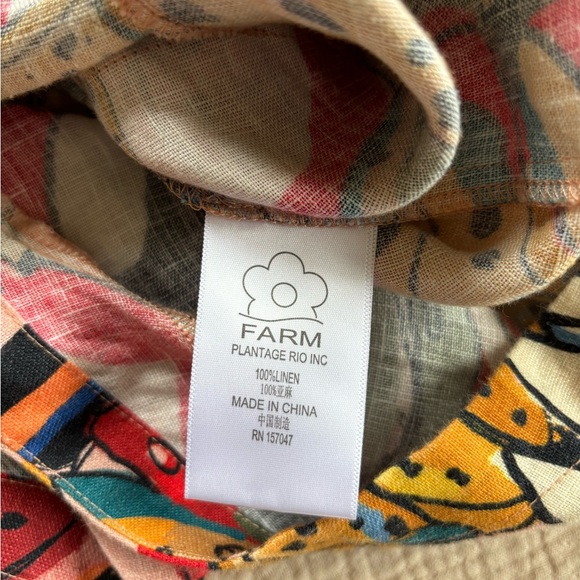 Farm Rio Linen Romper - Picture 4 of 5